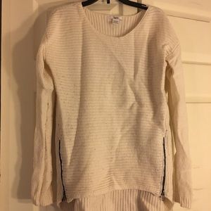 Off-White Zipper Sweater.